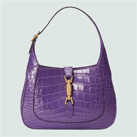 jackie crocodile shoulder bag gucci|jackie 1961 medium tote bag.